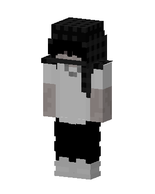 White Player skin, 3D preview