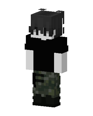 Camo Emo Boy Minecraft skin
