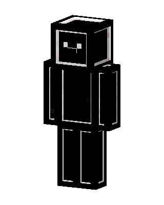 Shadow Outline Bot skin, 3D preview