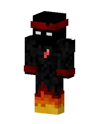 Flame Ninja Minecraft skin