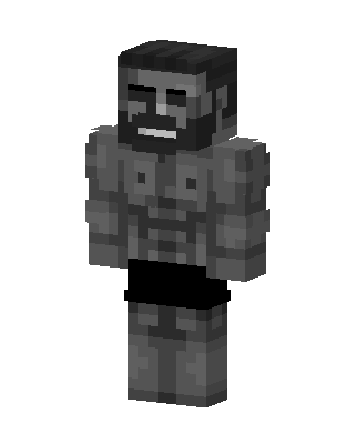 Gray Fighter Boy Minecraft skin