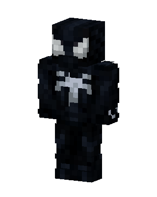 Black Suit Spider-Man Minecraft skin