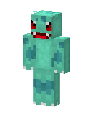 Bulbasaur skin, 3D preview