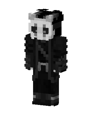 Black Villain Boy skin, 3D preview