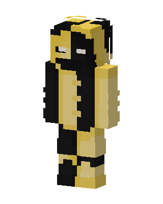 Gold Split Minecraft skin