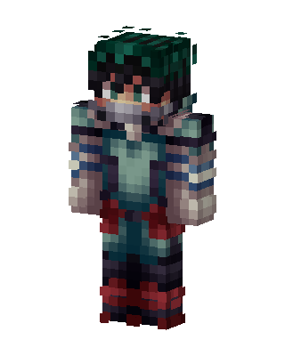 Deku skin, 3D preview