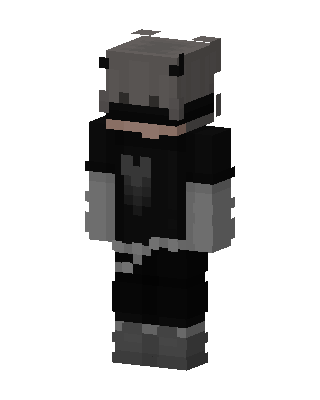 Black Gamer Boy Minecraft goth skin