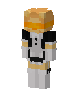 Pumpkin Maid skin, 3D preview