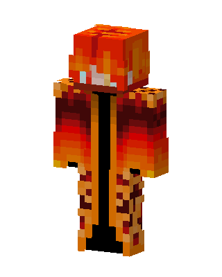 Lava Robe skin, 3D preview
