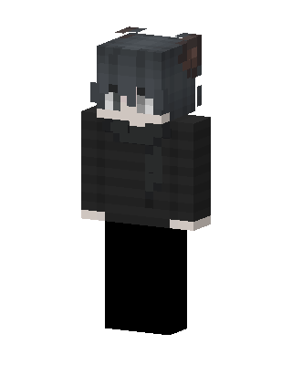 Shadow Cat Boy skin, 3D preview
