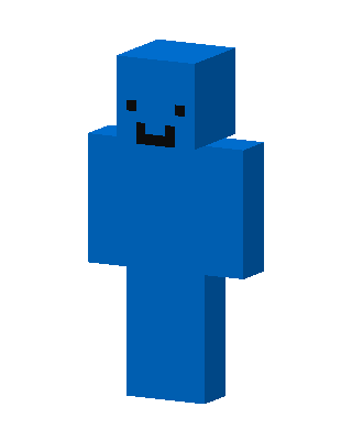 Blue Mob Boy Minecraft blue skin