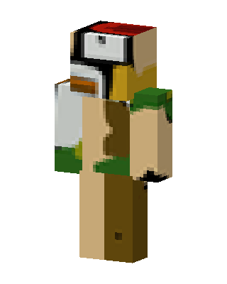 Jungle Explorer skin, 3D preview