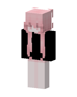 Pink Twintails skin, 3D preview