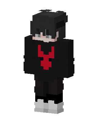 Red Emblem Hoodie skin, 3D preview