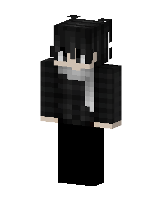 Dark Plaid Boy skin, 3D preview