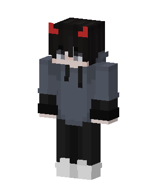Black Villain Boy Minecraft goth skin