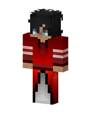 Crimson Hoodie Minecraft skin