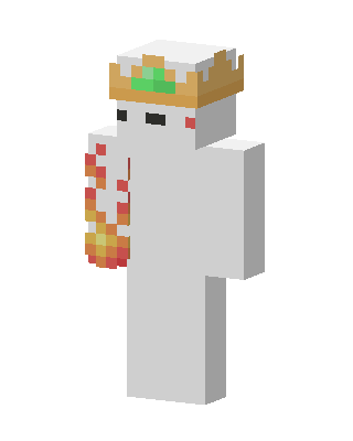 Axolotl King skin, 3D preview