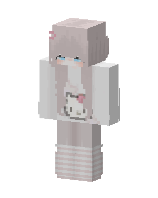 Kitty Sweater skin, 3D preview