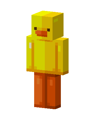 Rubber Duck skin, 3D preview