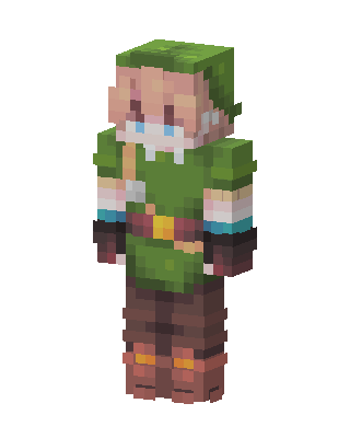 Link skin, 3D preview
