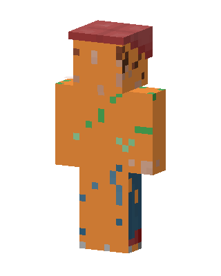 Mossy Pumpkin skin, 3D preview