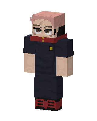 Yuji Itadori skin, 3D preview