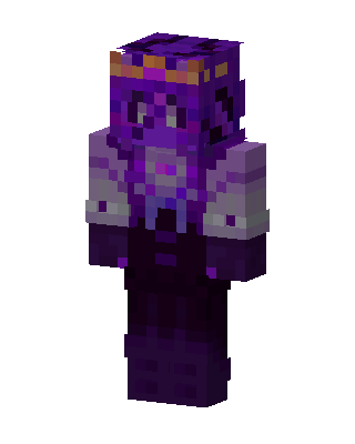 Purple Void King Minecraft skin