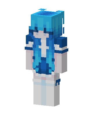 Blue Hero Minecraft knight skin