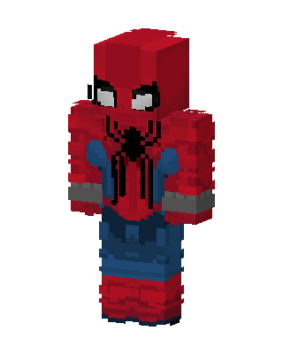 Spider-Man skin, 3D preview