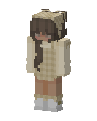 Brown Player Girl Minecraft skin