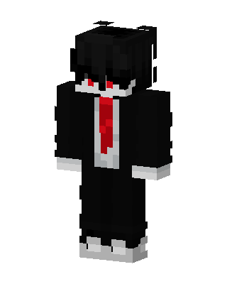 Red Tie Suit skin, 3D preview