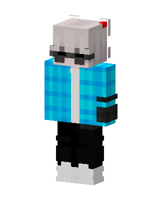 Shades Plaid Boy skin, 3D preview