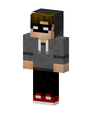 Masked Hoodie Guy Minecraft skin