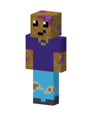 Blue Player Girl Minecraft blue skin