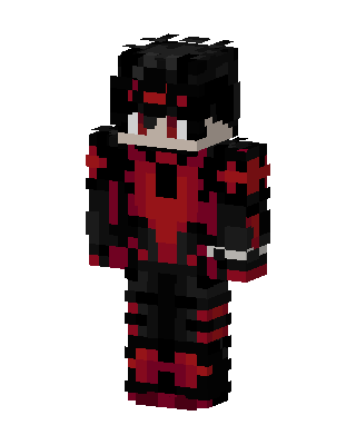 Crimson Knight skin, 3D preview