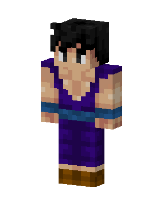 Teen Gohan skin, 3D preview