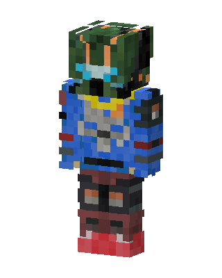 Mecha Pilot skin, 3D preview