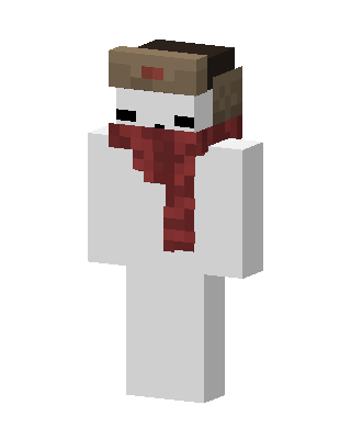 Snowman Ushanka skin, 3D preview