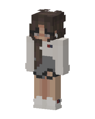 White Player Girl Minecraft skin