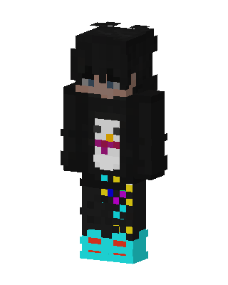 Shadow Hoodie Kid skin, 3D preview