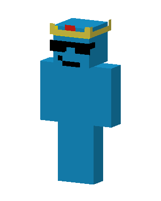 Blue King skin, 3D preview