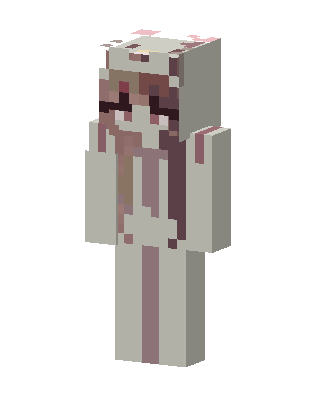 Bunny Hoodie Girl skin, 3D preview