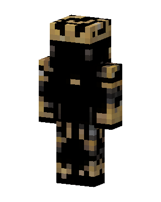 Golden Shadow skin, 3D preview