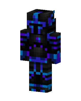 Black Villain Boy skin, 3D preview