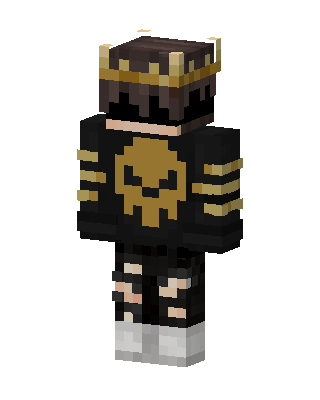 Black Hero Boy skin, 3D preview