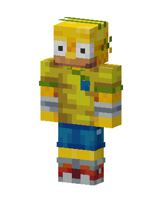 Bart Simpson skin, 3D preview