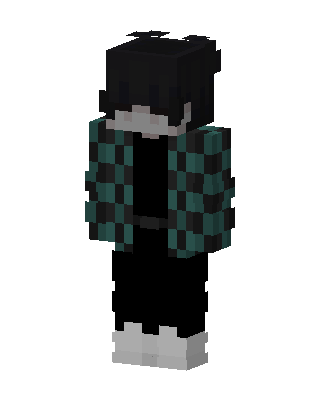 Tanjiro Kamado skin, 3D preview