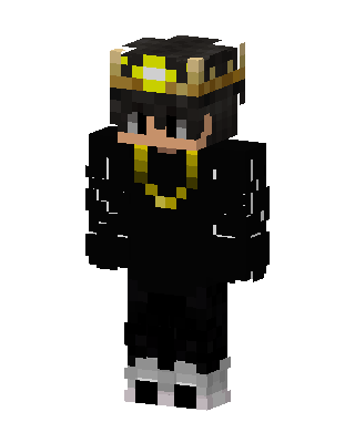 Black Gold King skin, 3D preview