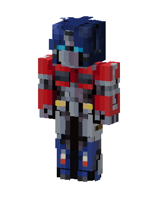 Optimus Prime Minecraft skin